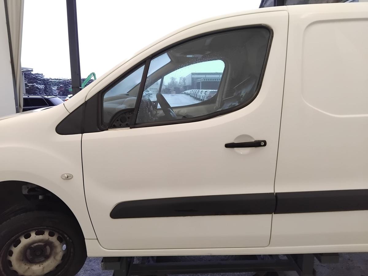 Citroen Berlingo 2 B9 Tür vorn links Fahrertür EWP weiss banqiuse BJ2015