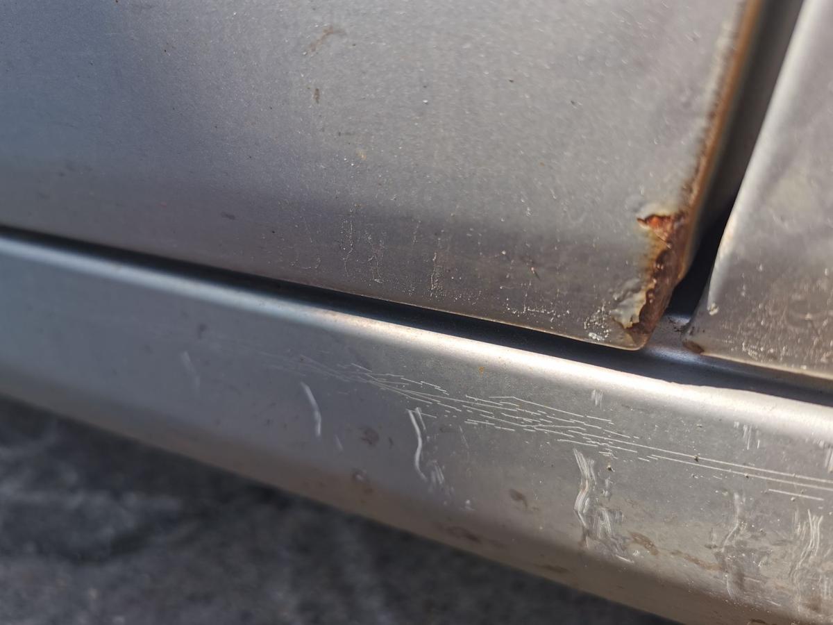 Mercedes E Klasse S211 T&uuml;r hinten rechts Kombi 744 Brillantsilber TEXT BILDER