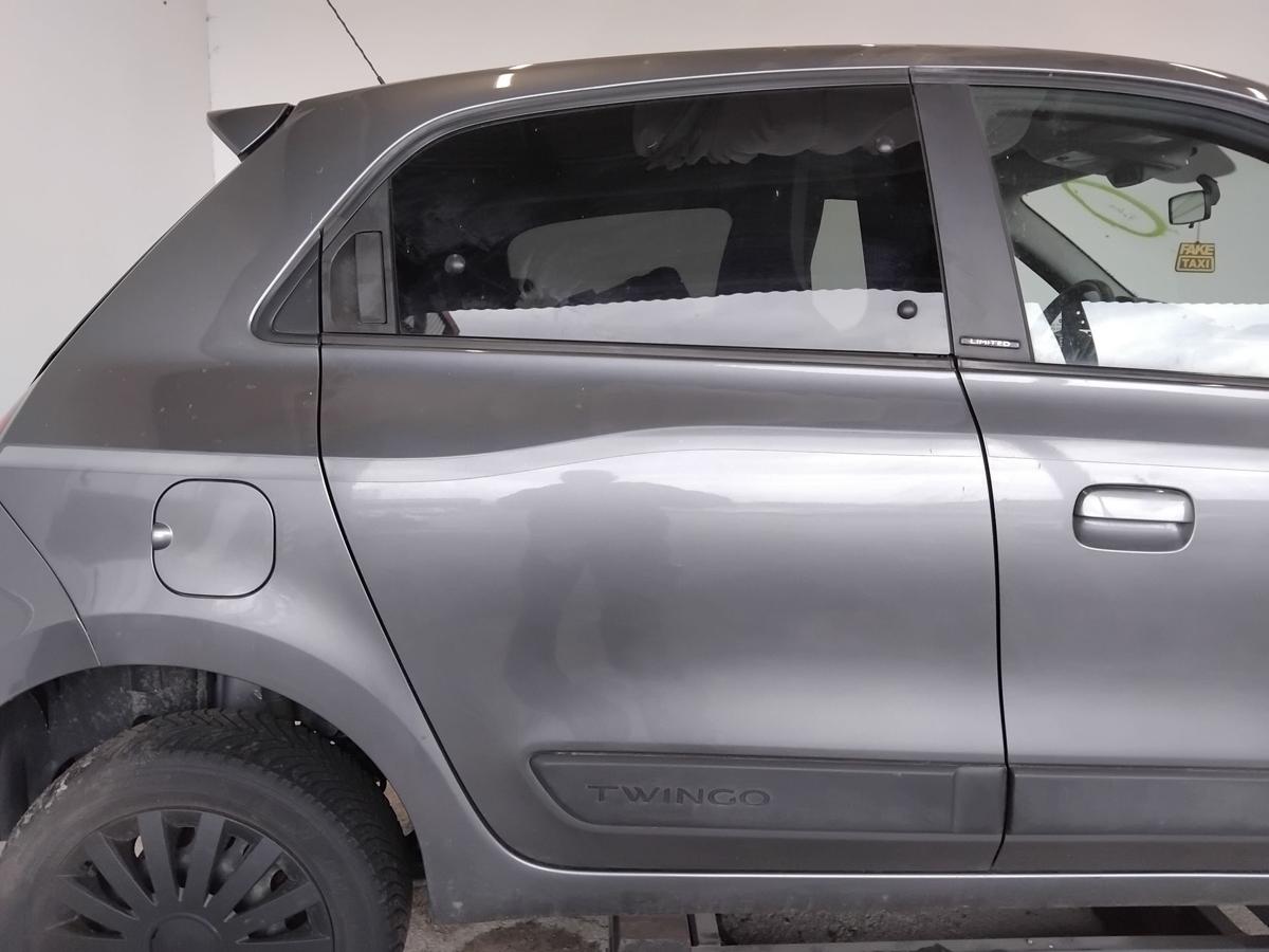 Renault Twingo 3 T&uuml;r hinten rechts TEKPE Gris Lunaire Metallic BJ2018