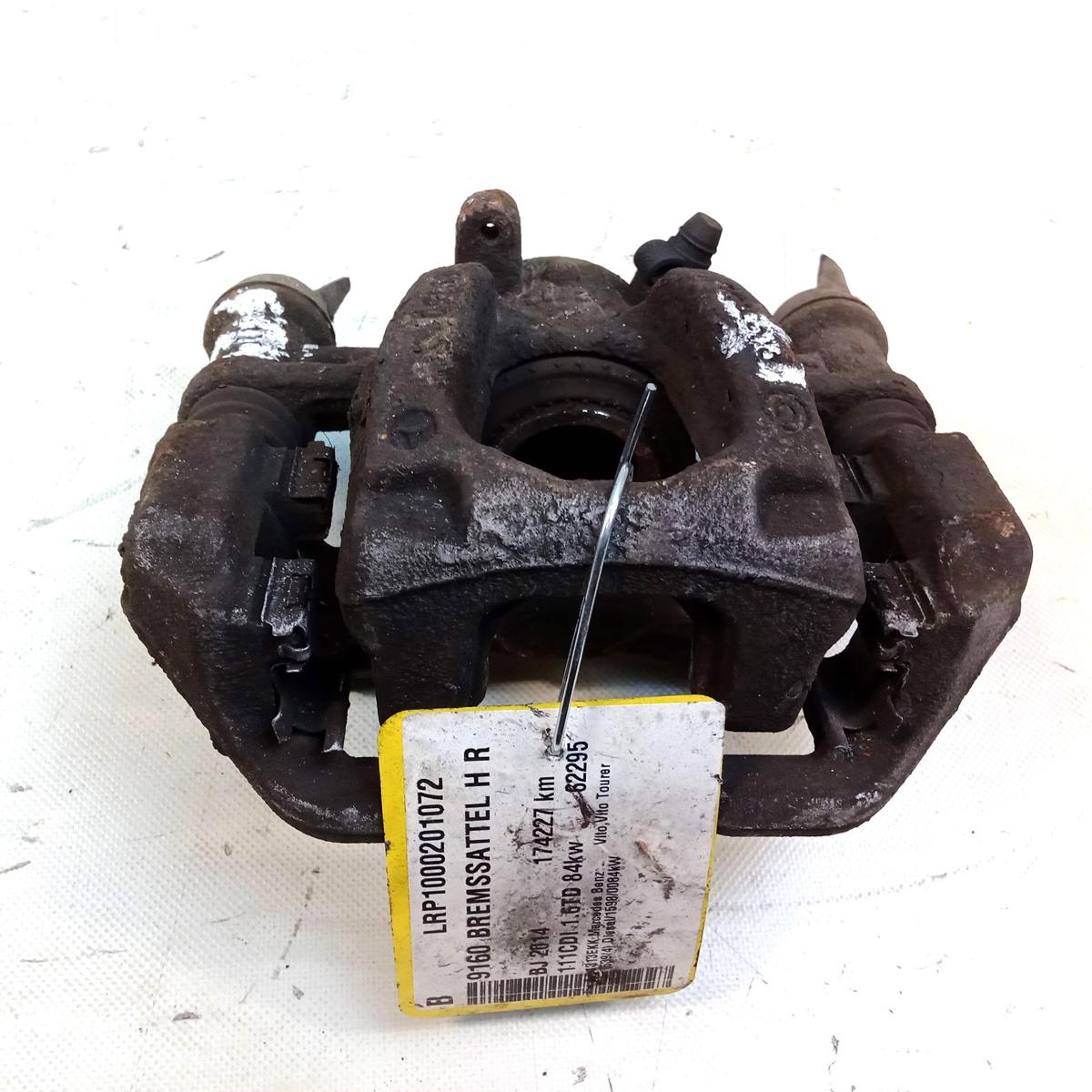 Mercedes Vito 111CDI 447 original Bremssattel hinten rechts mit Tr&auml;ger Bj.2014