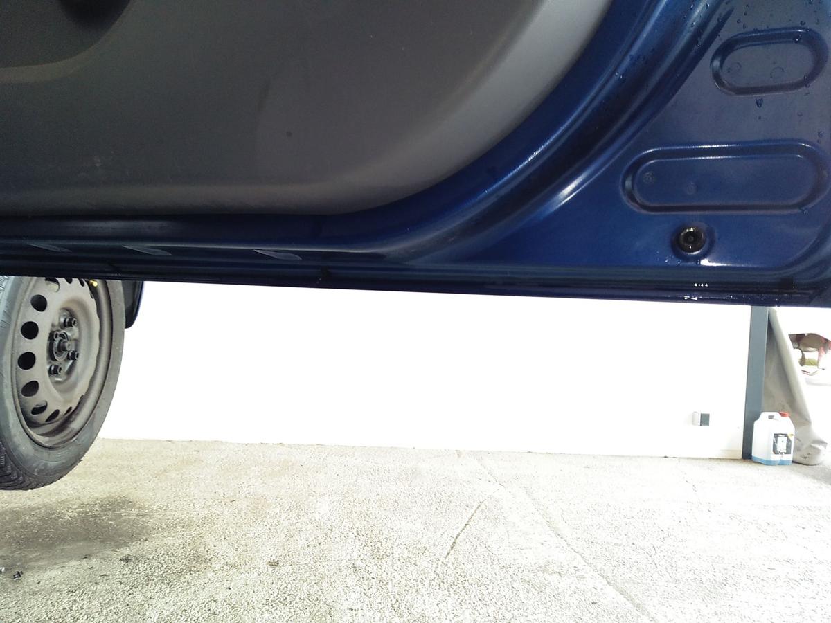 Toyota Aygo 1 Tür vorn rechts Beifahrertür 5-Türer blaumetallic 8M6 Bj.2007