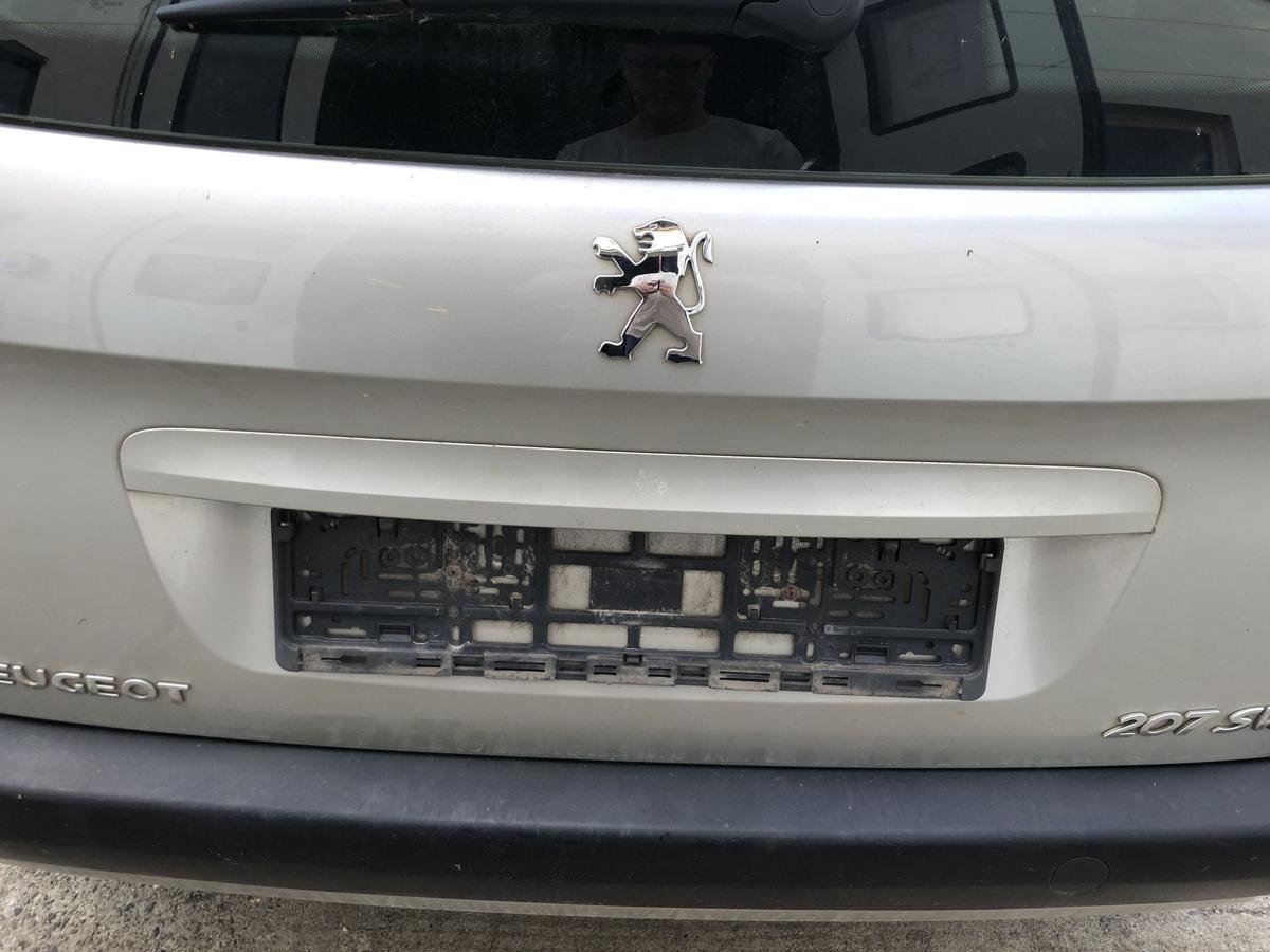 Peugeot 207 SW Typ WE Heckklappe mit fester Heckscheibe Kombi ETS Gris Cendre