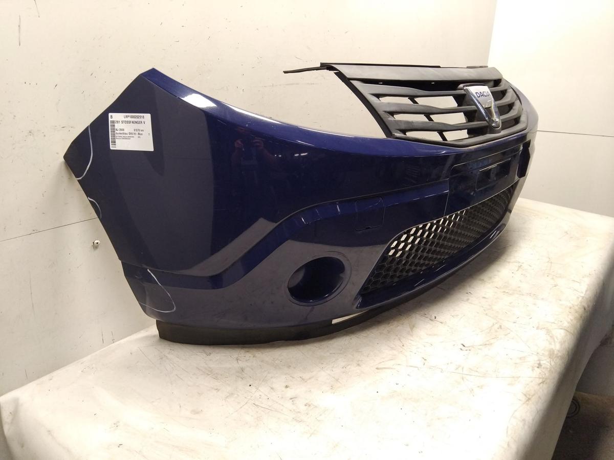 Dacia Sandero 1 original Sto&szlig;f&auml;nger Sto&szlig;stange vorn dunkelblau OV61H Bj.2008