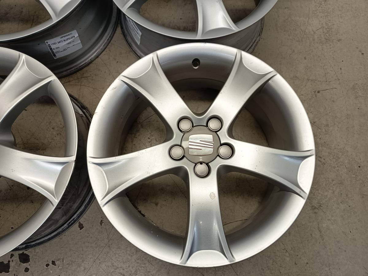 Seat Ibiza 6L original Satz Alufelgen 6,5x16 ET43 6L0601025N Bj 2006