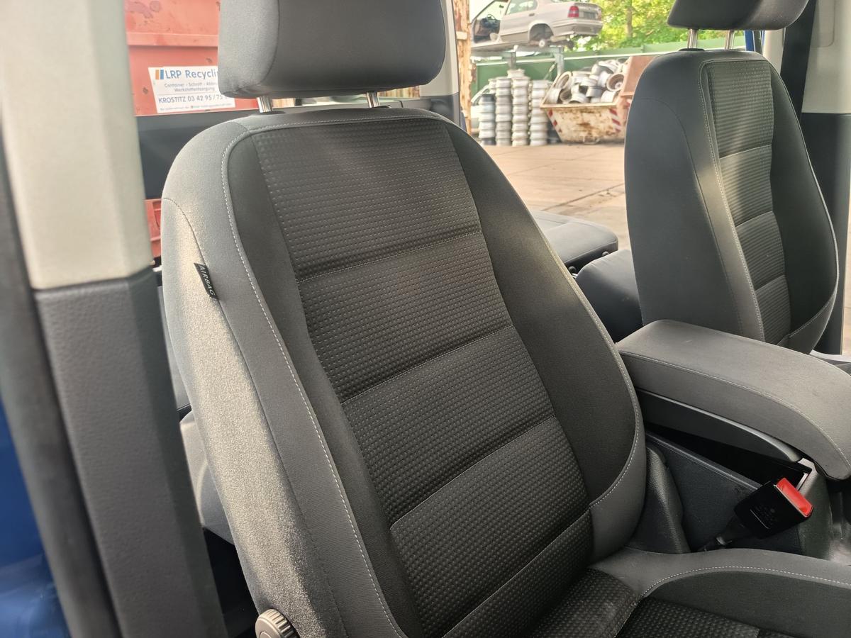 VW Touran GP 1T original Beifahrersitz vorn rechts Stoff schwarz/anthrazit Bj 09