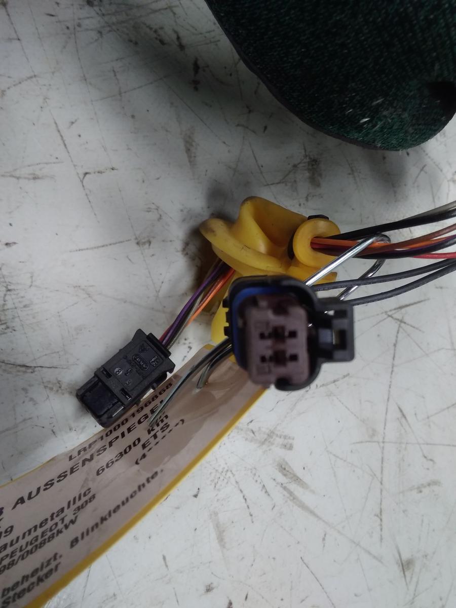 Peugeot 308 orig.Au&szlig;enspiegel rechts elektrisch&beheizt 6Pin+2Pin BJ2009 ETS aschgraumetallic