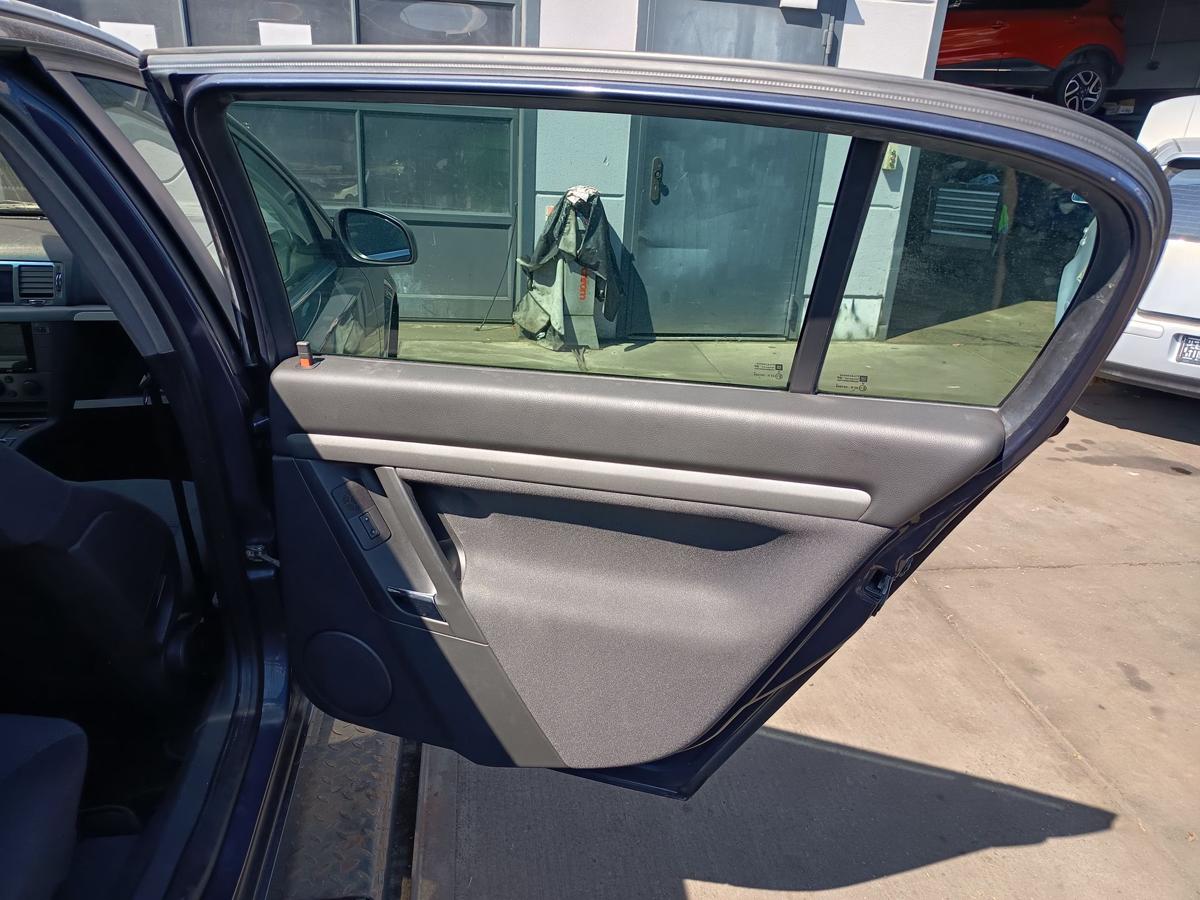 Opel Signum original T&uuml;r hinten rechts Z168 Metro Blau Baujahr 2007