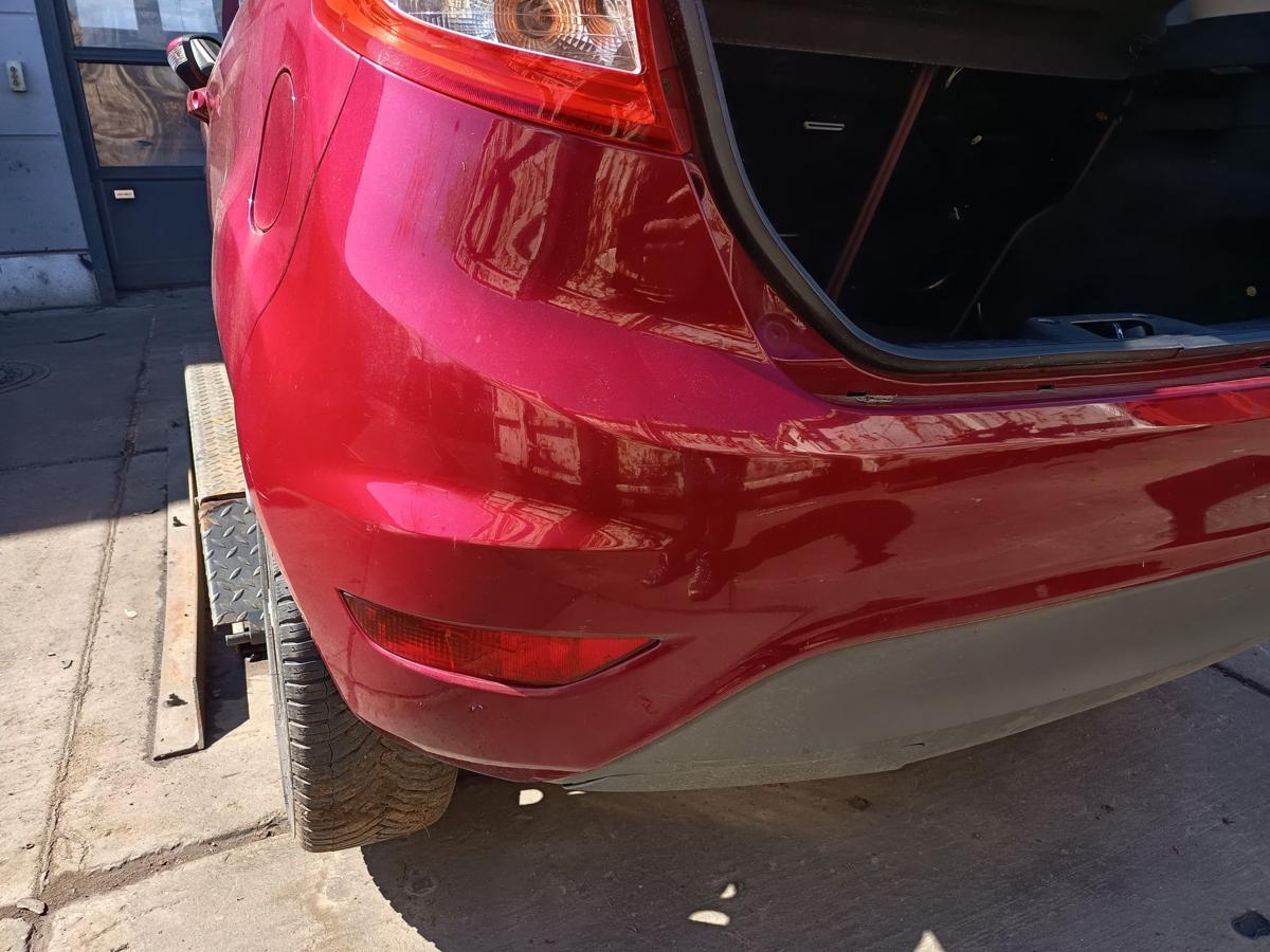 Ford Fiesta MK7 original Sto&szlig;stange hinten Hot Magenta vor Facelift Bj 2009