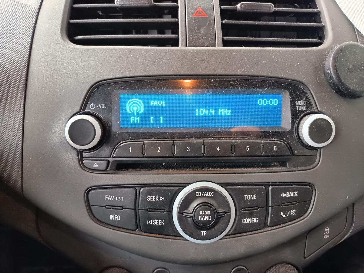 Chevrolet Spark original Radio 95298824 Baujahr 2013