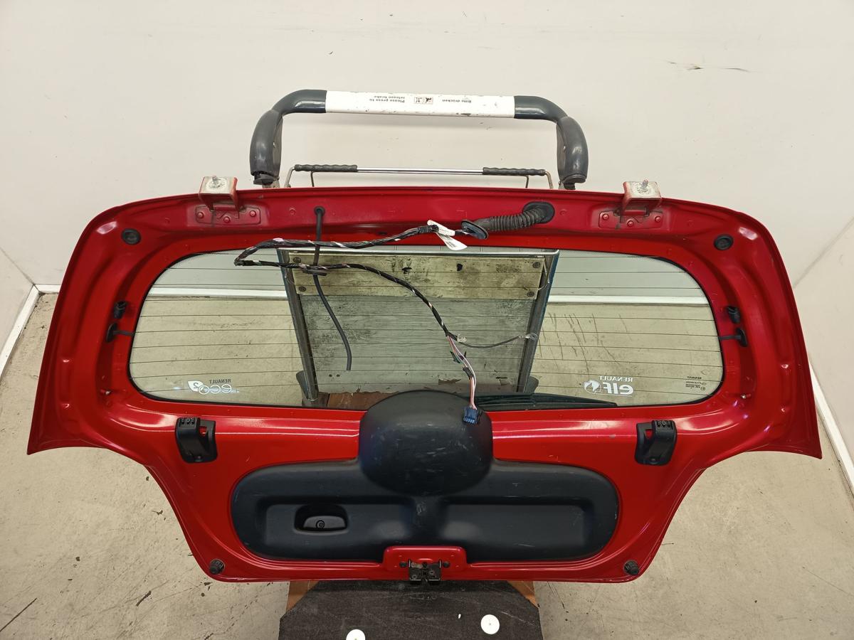 Renault Twingo II original Heckklappe mit Scheibe OV727 Spanischrot Bj2010