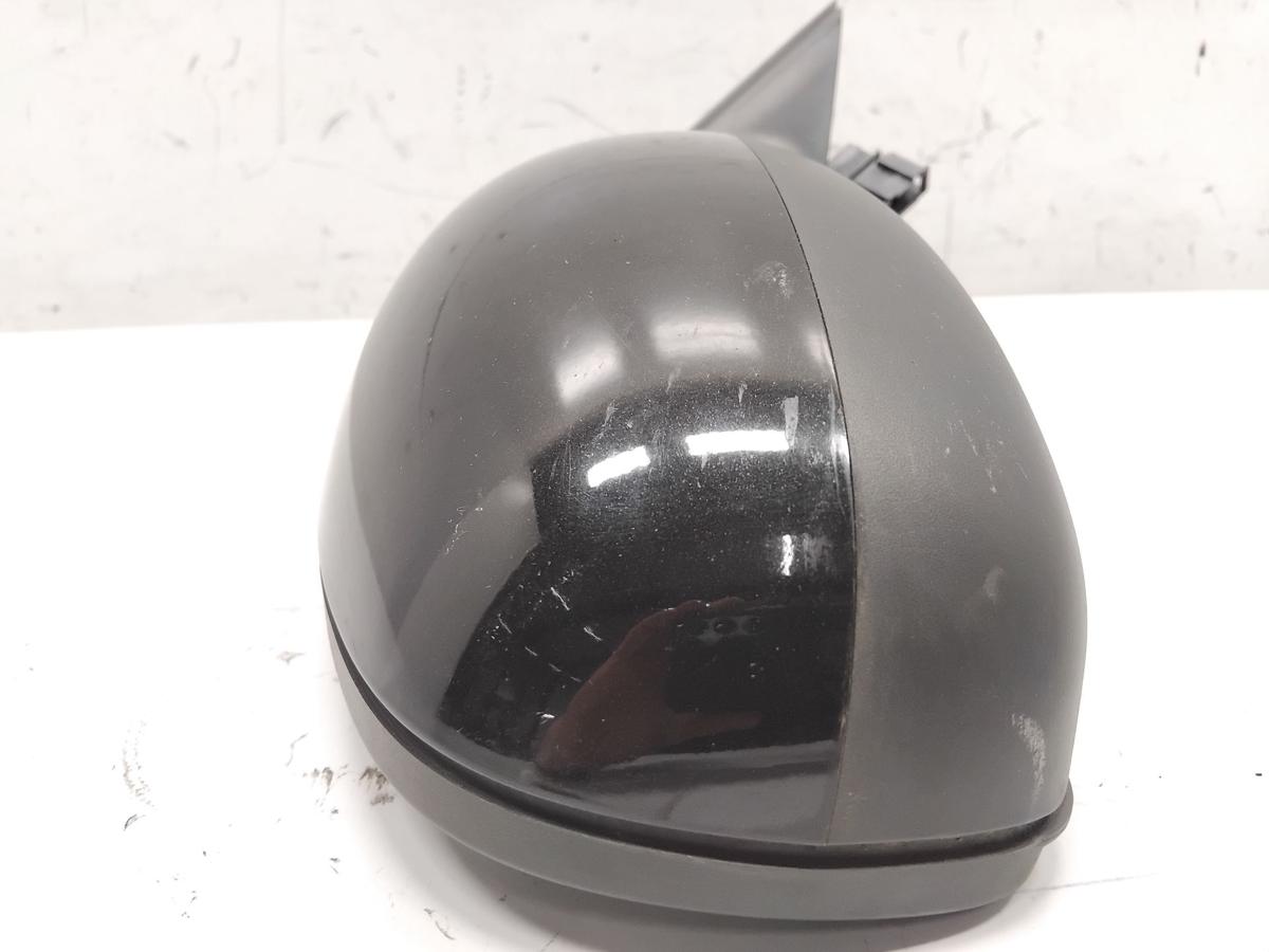 Skoda Fabia 2 5J original Au&szlig;enspiegel rechts schwarzmetallic 9910 Bj.2008