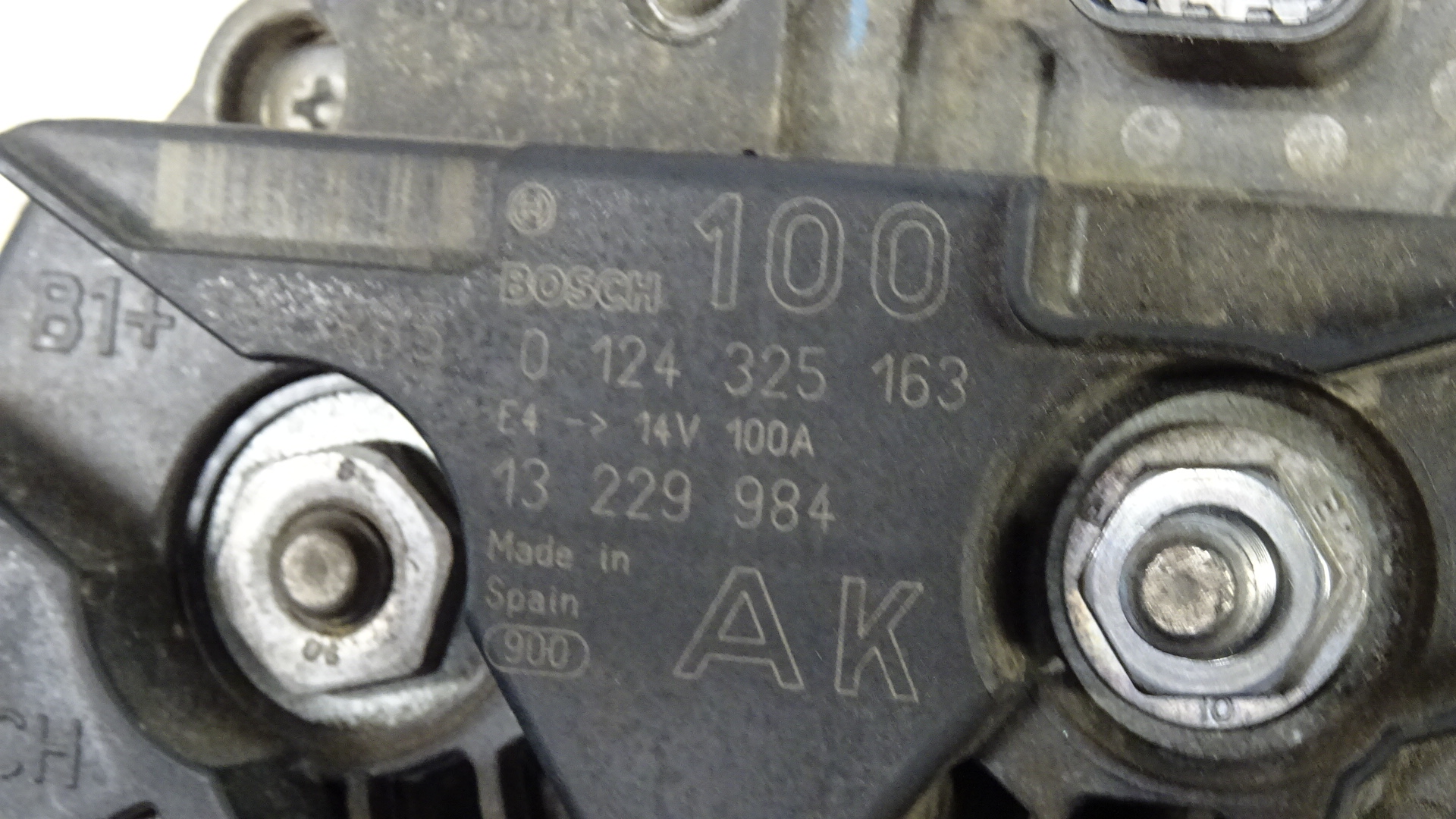 Lichtmaschine Generator Opel Vectra C 1,8 103KW Z18XER