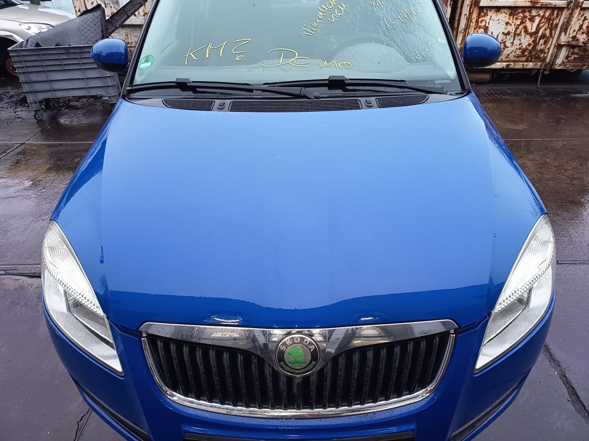 Skoda Fabia II 5J orig Motorhaube Klappe/Deckel vorn/Front F5K Dynamic Blue Bj08