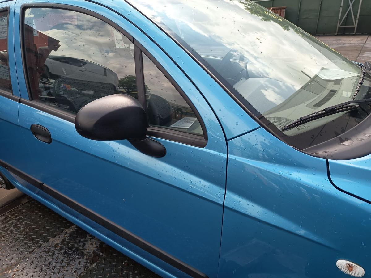 Chevrolet Matiz M200 orig Tür vorn rechts Beifahrerseite 12U Ocean Blue Bj 2008