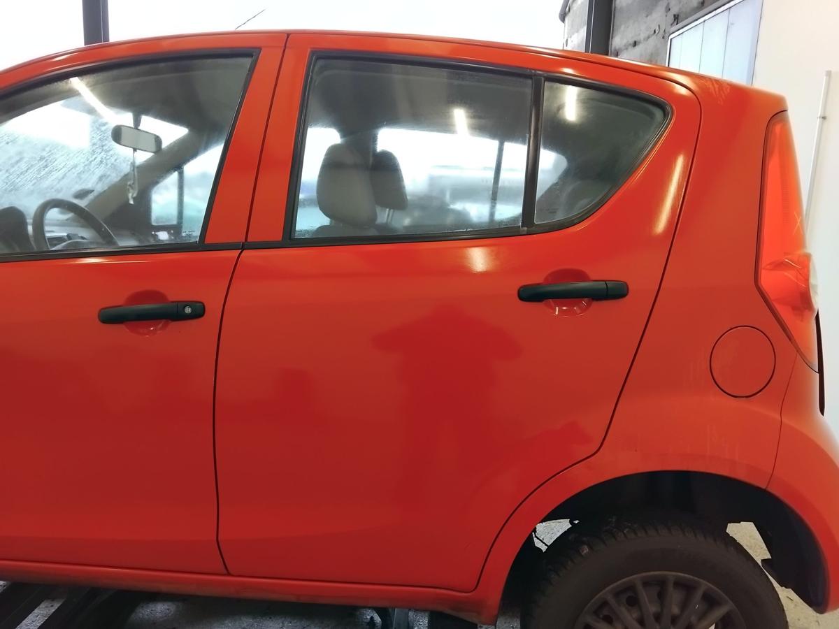 Opel Agila B original T&uuml;r hinten links 4VA blaze red glutrot BJ2009