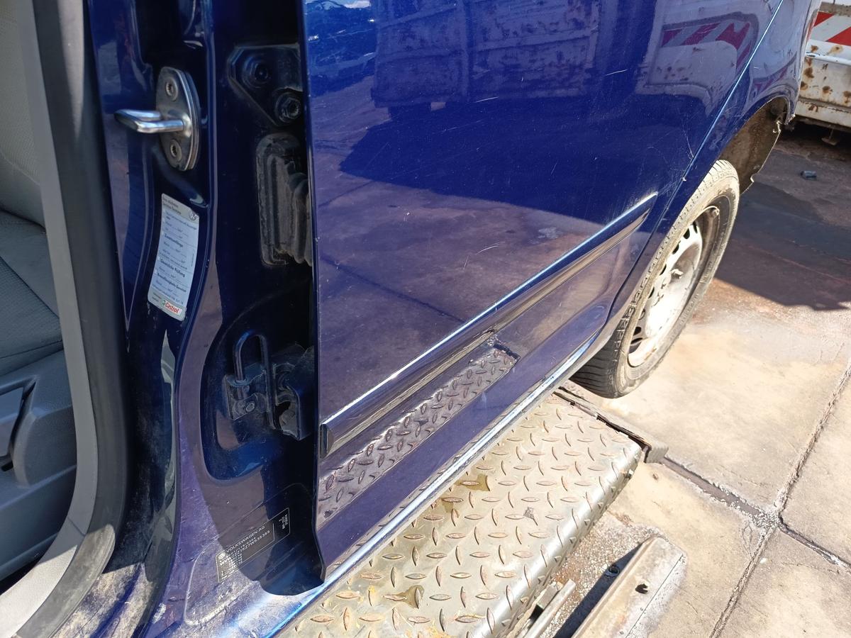 VW Golf Plus 5M original T&uuml;r hinten links Fond D5Q Shadow Blue Bj 2006