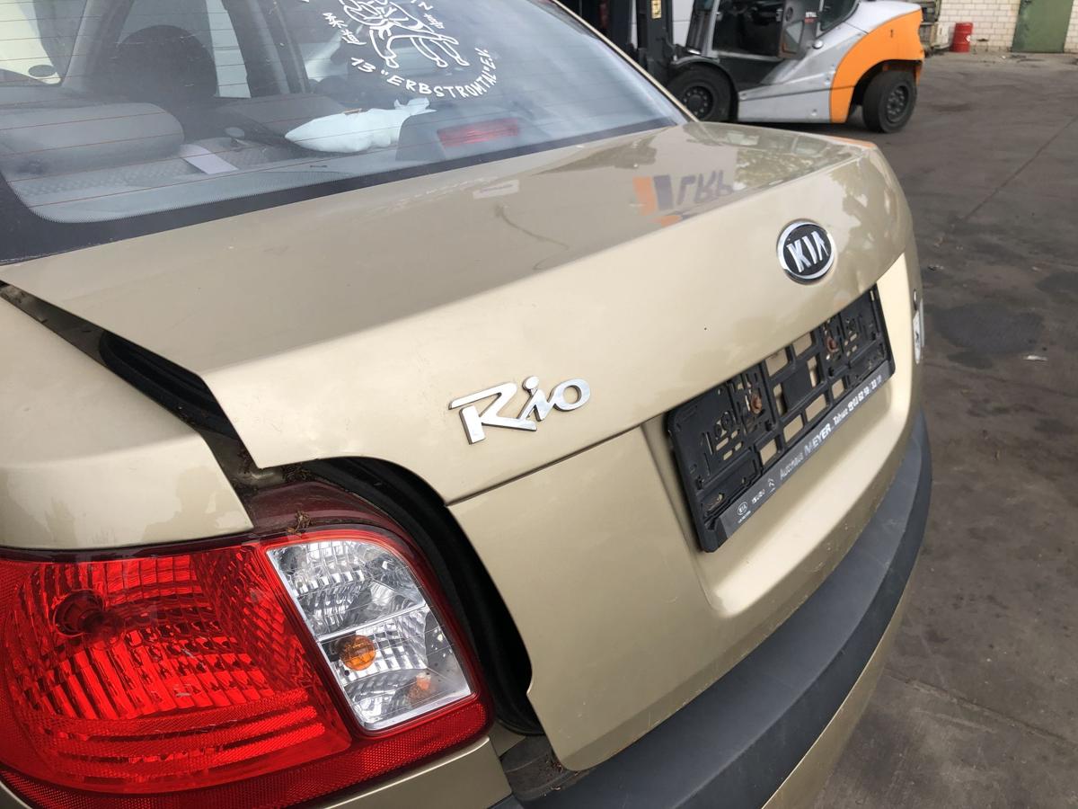 Kia Rio JB Stufenheck original Heckklappe Deckel hinten J4 Cashmere beige Bj2009