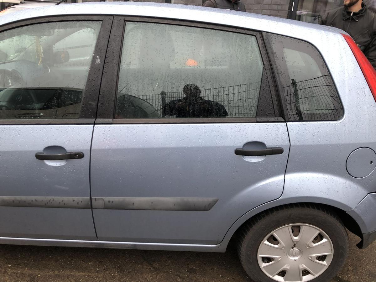Ford Fiesta JD3 JH1 T&uuml;r hinten links Fondt&uuml;r Autot&uuml;r blau Rohbau