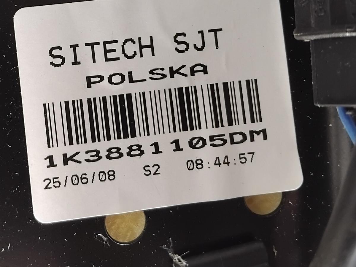 VW Golf 5 1K Sitz Fahrersitz vorn links Stoff dunkelgrau 3 t&uuml;rig BJ2008