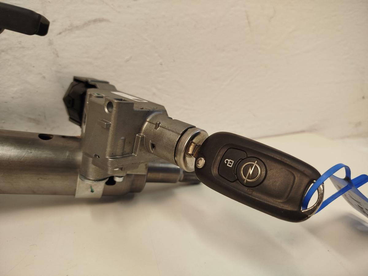 Opel Astra K B16 Lenksäule Lenkung Lenkspindel Zündschloss 1 Schlüssel OEM