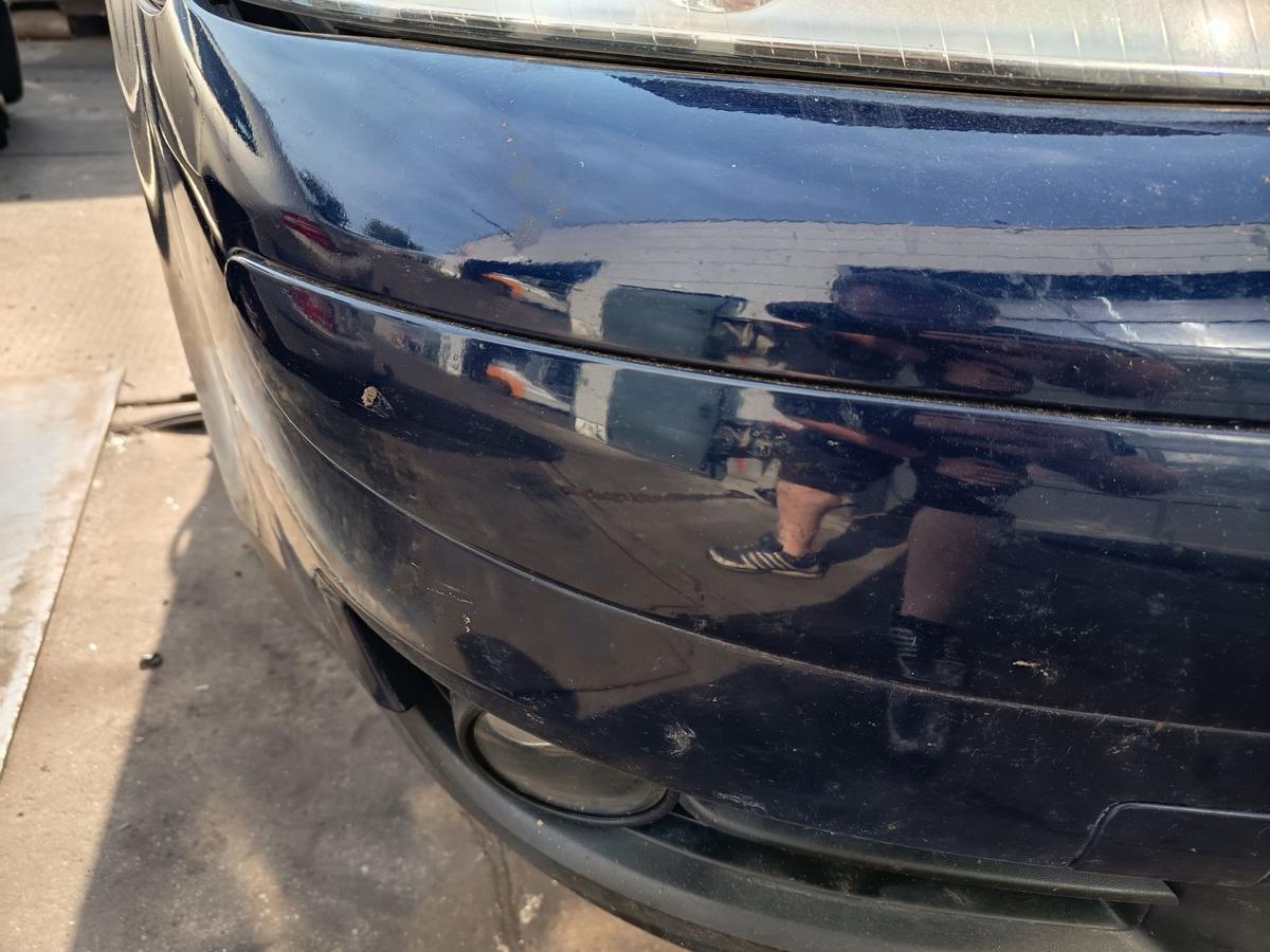 VW Touran 1T original Sto&szlig;stange vorne LB5N Indigoblau vor Facelift Bj 2006