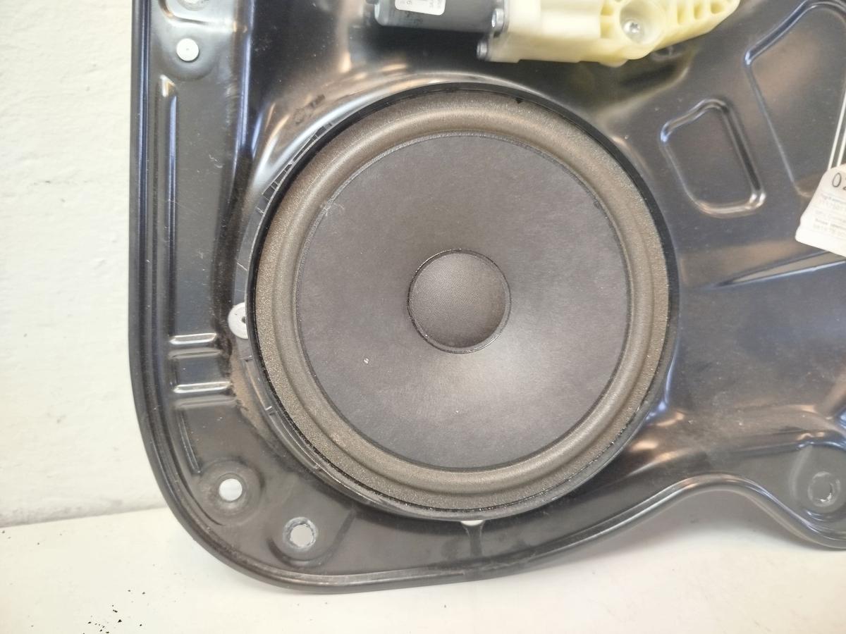 VW Passat 3C B7 Variant Fensterheber hinten rechts Motor Mechanik Grundplatte