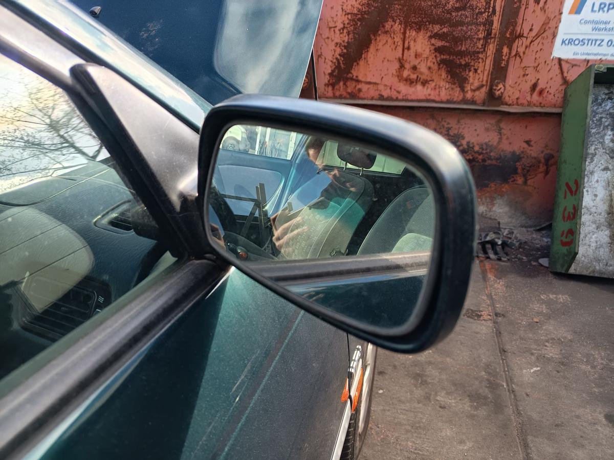 Toyota Avensis T22 original Au&szlig;enspiegel rechts elektr 6S3 Gr&uuml;n Bj 2001