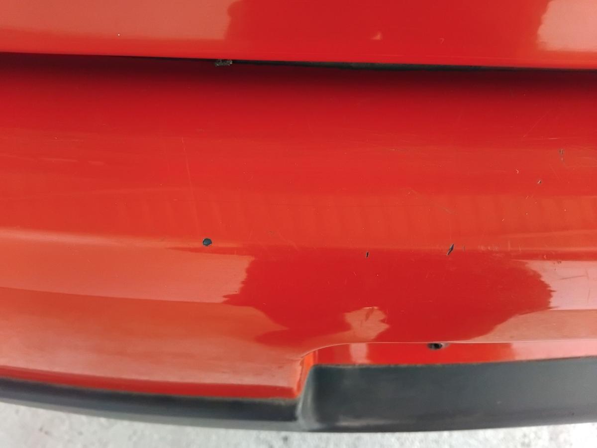 VW Golf 5 1K orig.Stossf&auml;nger Sto&szlig;stange hinten tornadorot LY3D Flie&szlig;heck BJ2004