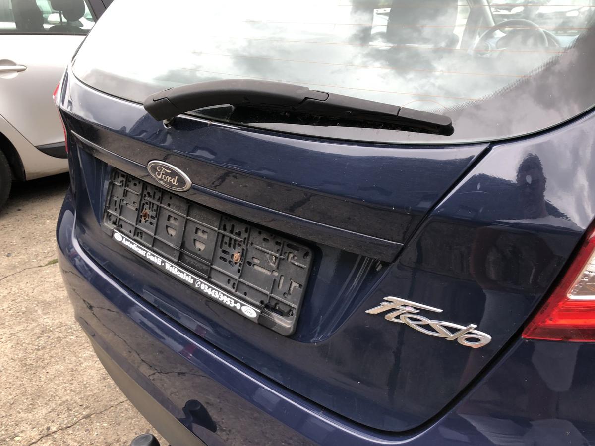 Ford Fiesta JA8 Heckklappe mit Scheibe Kofferklappe Heckdeckel Blazer Blau 3trg