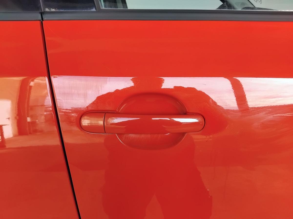 Skoda Fabia 2 5J Tür vorn rechts Beifahrertür corridarot 8151 BJ2009