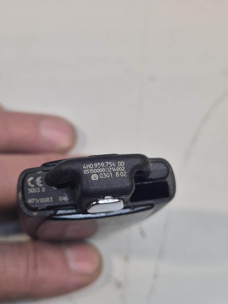 Audi A8 D4 4H original Z&uuml;ndschl&uuml;ssel Funkschl&uuml;ssel 4H0959754DD BJ2015