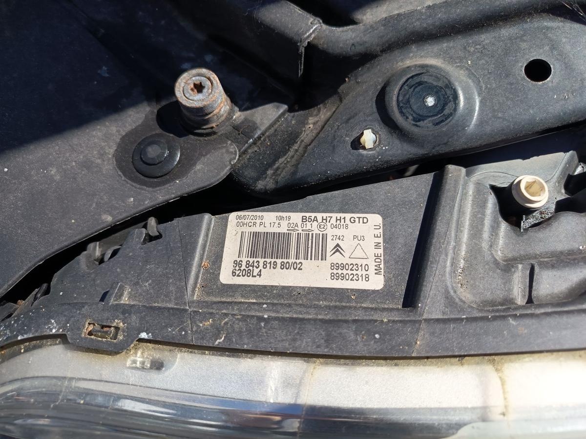 Citroen C4 Facelift Hauptscheinwerfer links Halogen Front Licht Bj 2009