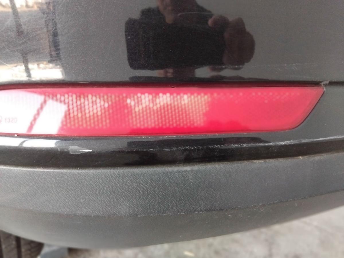 Skoda Rapid NH Spaceback orig Sto&szlig;stange Sto&szlig;f&auml;nger hinten PDC BJ2013 LF9R Blackmagic