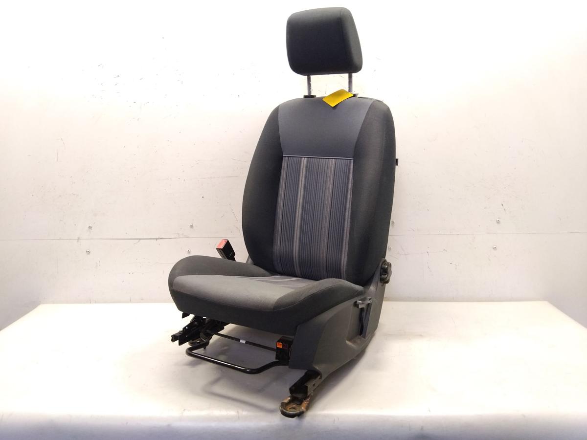 Ford Fiesta JA8 Sitz vorn links Fahrersitz 3-T&uuml;rer Stoff graublau BJ2009