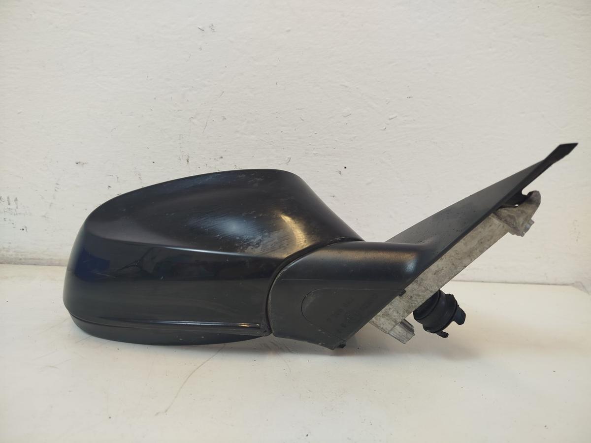 BMW 1er E87 LCI Au&szlig;enspiegel rechts R&uuml;ckspiegel Seitenspiegel ele 668 schwarz II