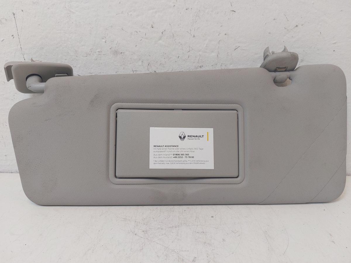 Renault Clio IV X98 TCe90 Sonnenblende vorn links mit Spiegel Fahrerseite