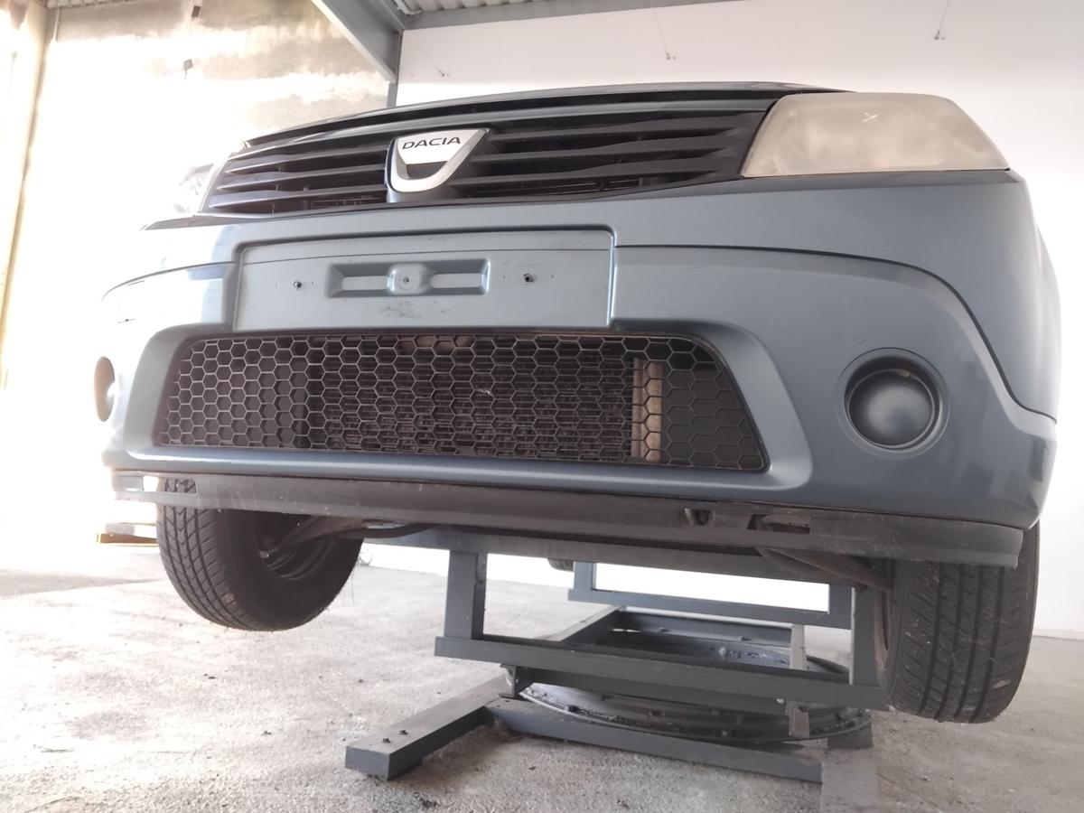 Dacia Sandero 1 original Stoßfänger Stoßstange vorn blaumetallic TERNF BJ2009