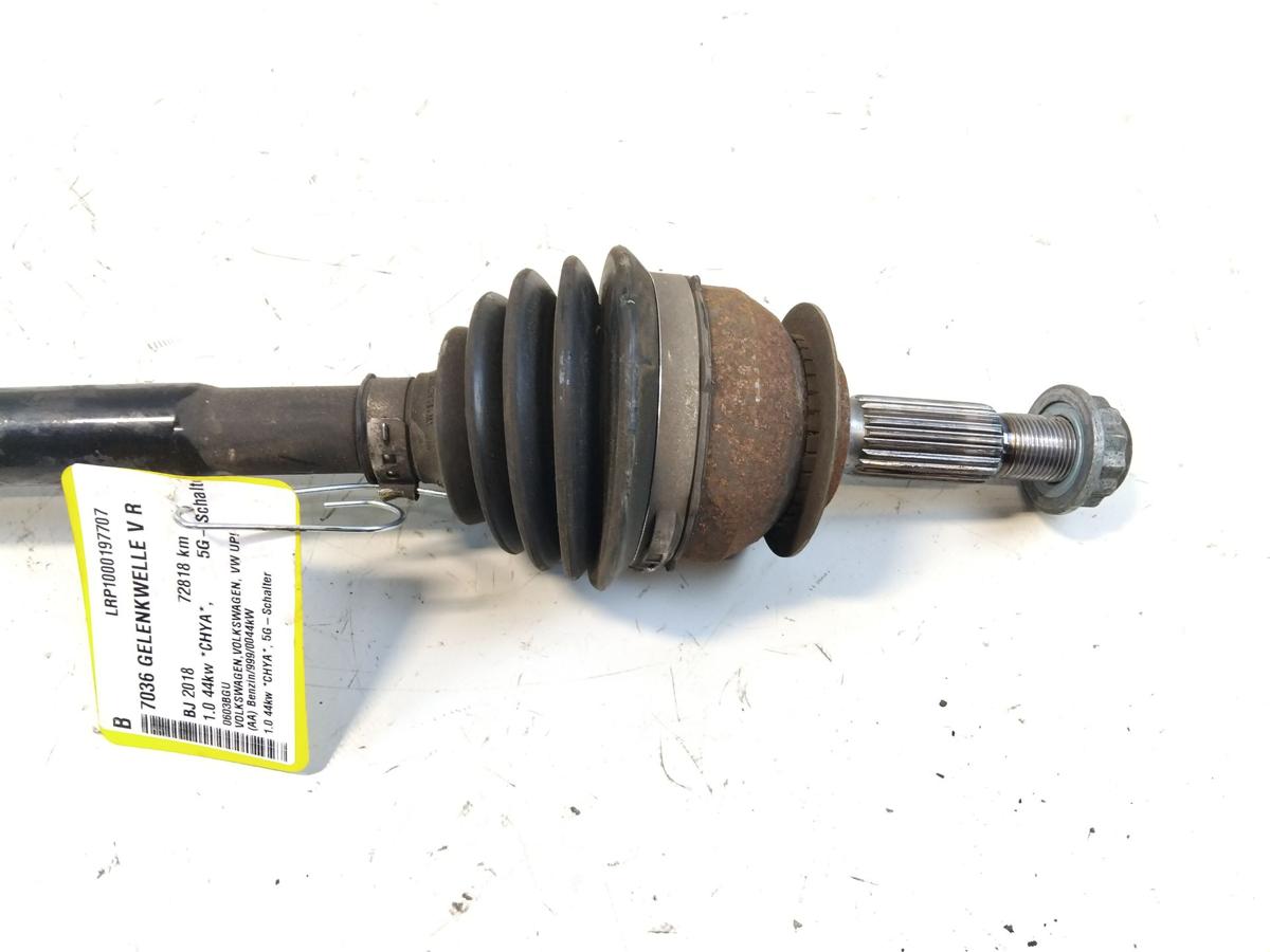 VW Up original Gelenkwelle Antriebswelle vorn rechts 1.0 44kw BJ2018 1S0407762G