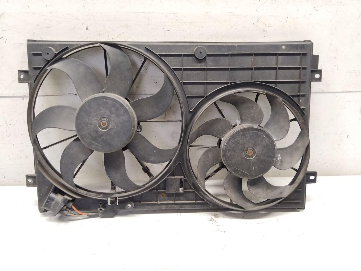 VW Passat 3C B6 original Doppel-Elektrol&uuml;fter mit Zarge 1.4TSI 90kw CAXA Bj.2010