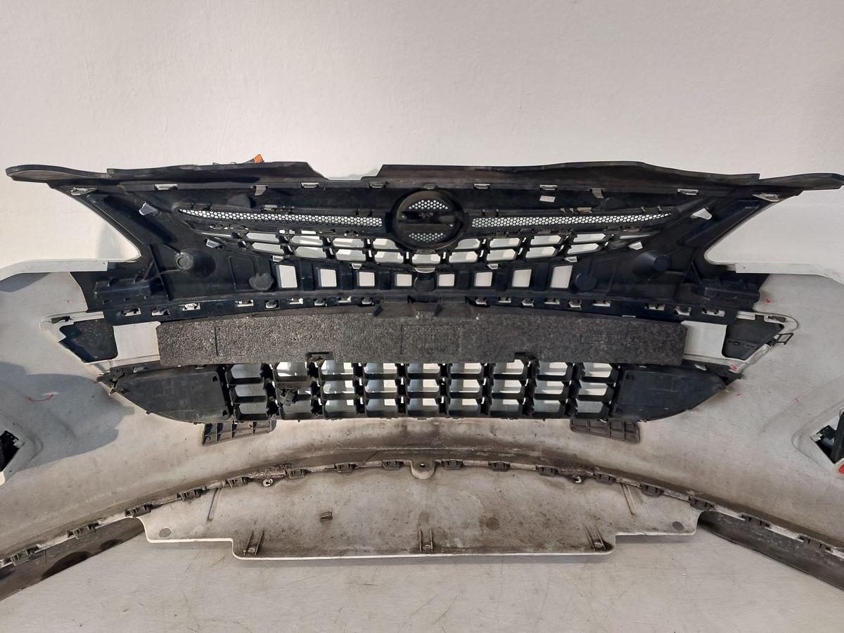 Opel Corsa D ab 2010 Stossf&auml;nger vorn Facelift NSW Bumper GFO weiss Stossstange
