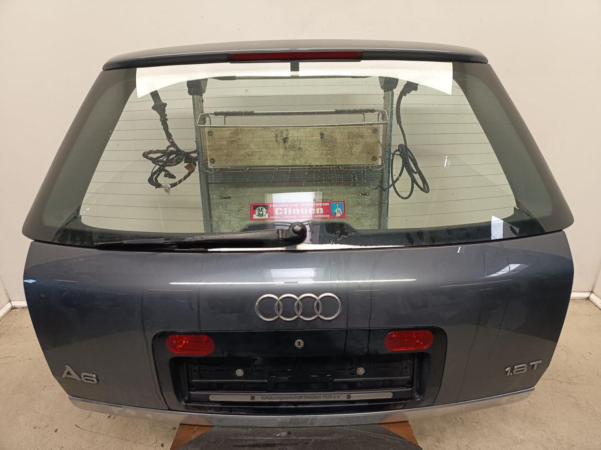 Audi A6 4B Kombi orig Heckklappe mit Scheibe LX7Z Delfingrau Facelift Bj 2003