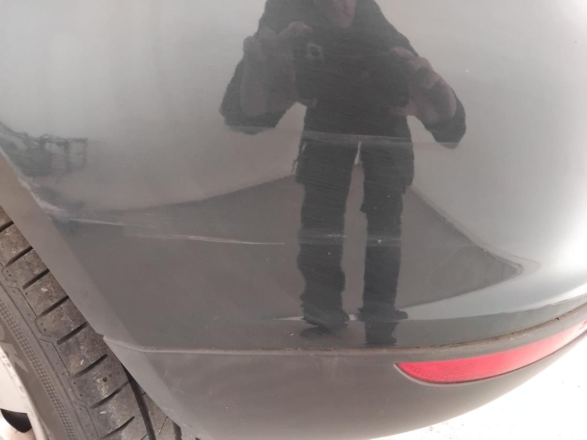 VW Golf Plus 5M original Stoßfänger Stoßstange hinten BJ2006 LC5F Bluegraphitmetallic