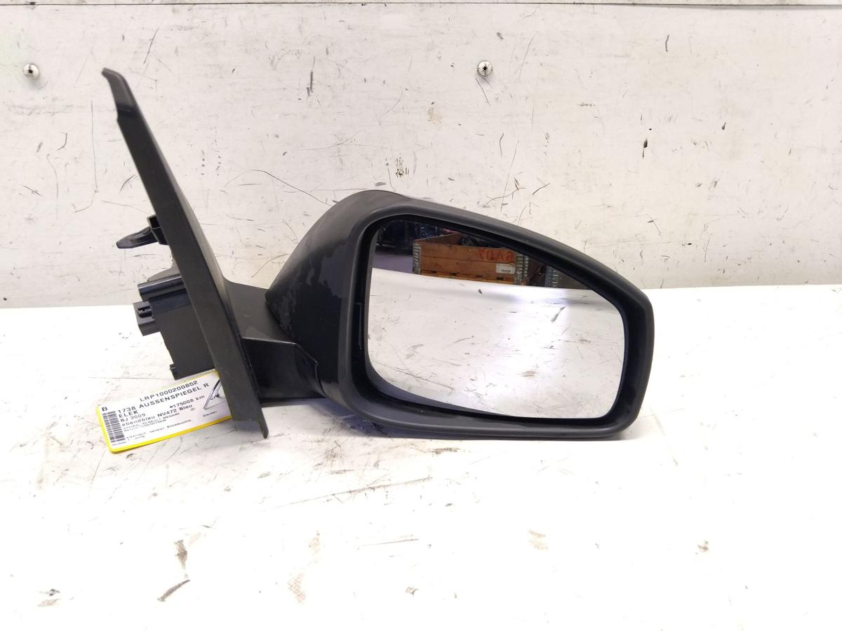 Renault Megane 3 Au&szlig;enspiegel rechts elektrisch&beheizt 7pol BJ2009 NV472 Bleu Crepuscule