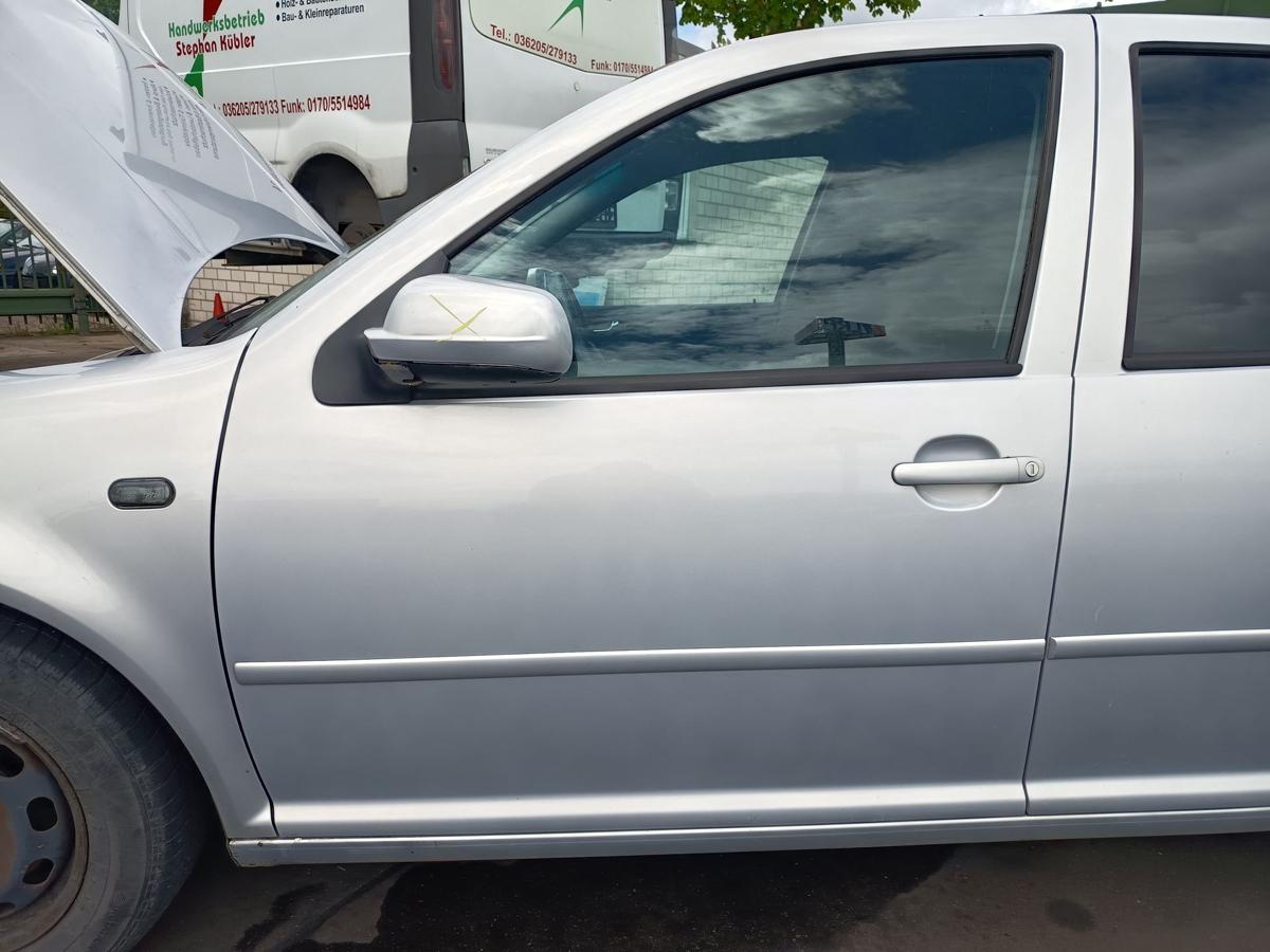 VW Golf IV original T&uuml;r vorne links LB7Z Satinsilber Baujahr 2000