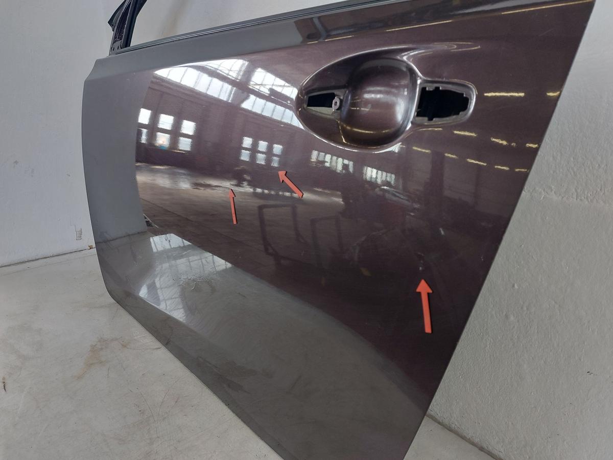 Toyota IQ Typ AJ T&uuml;r vorn links Fahrert&uuml;r im Rohbau 9AH Deep Amethyst Perleffekt