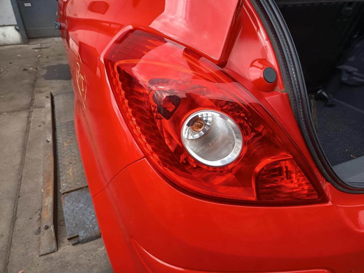 Opel Corsa D original R&uuml;ckleuchte links 3 T&uuml;rer vor Facelift Baujahr 2009