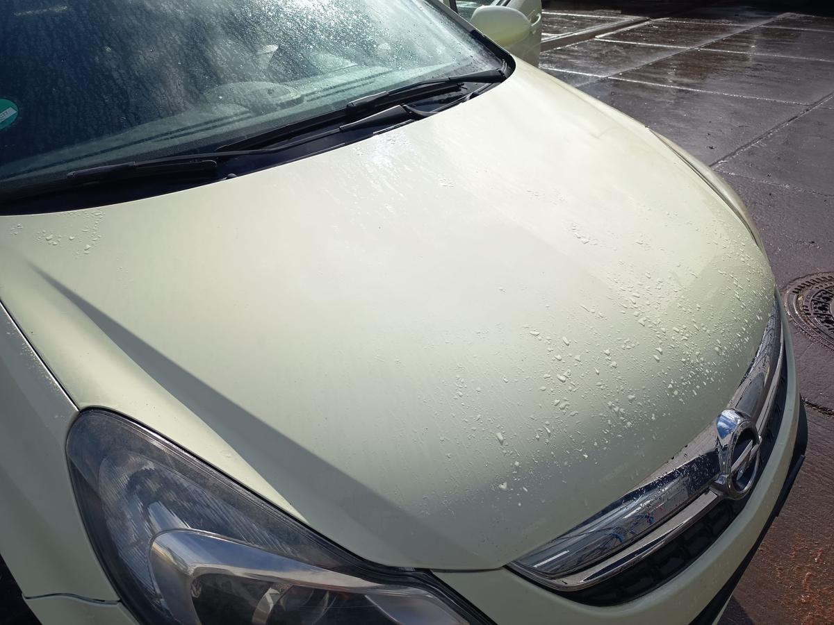 Opel Corsa D orig Motorhaube Klappe Deckel vorn Front Z30R Guacamolewei&szlig; Bj 2012