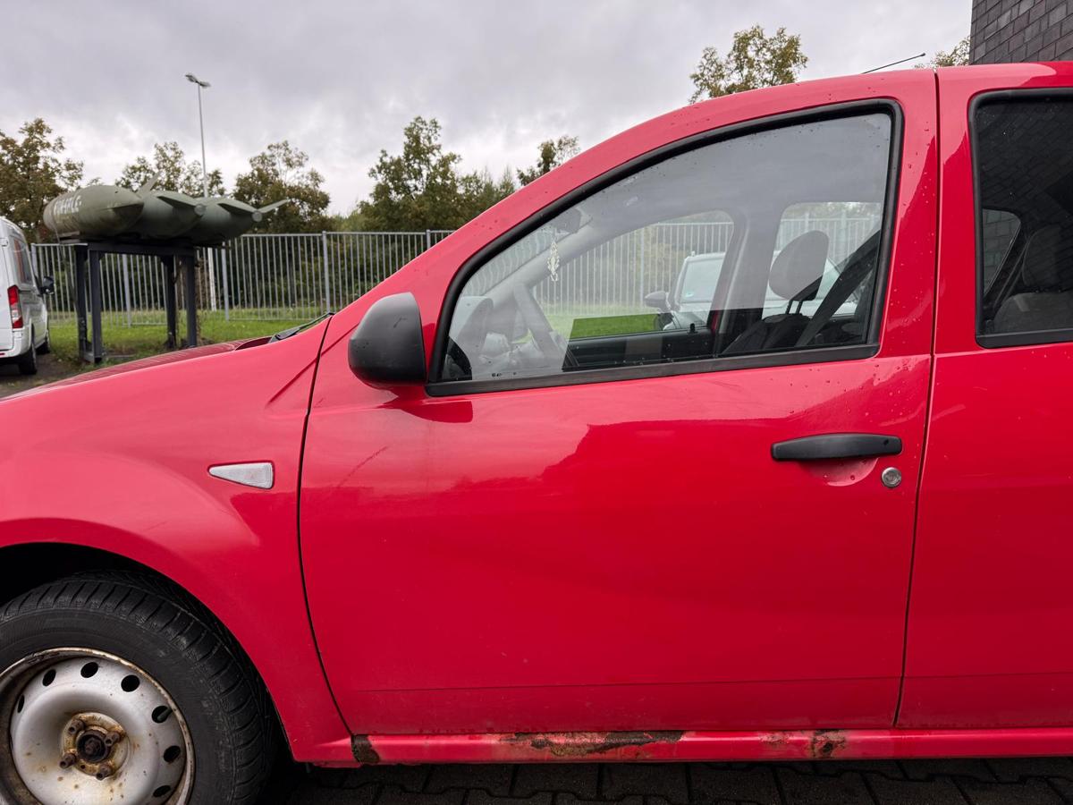 Dacia Sandero SD original Tür vorn links OV21D Red Passion Rohbau BJ09