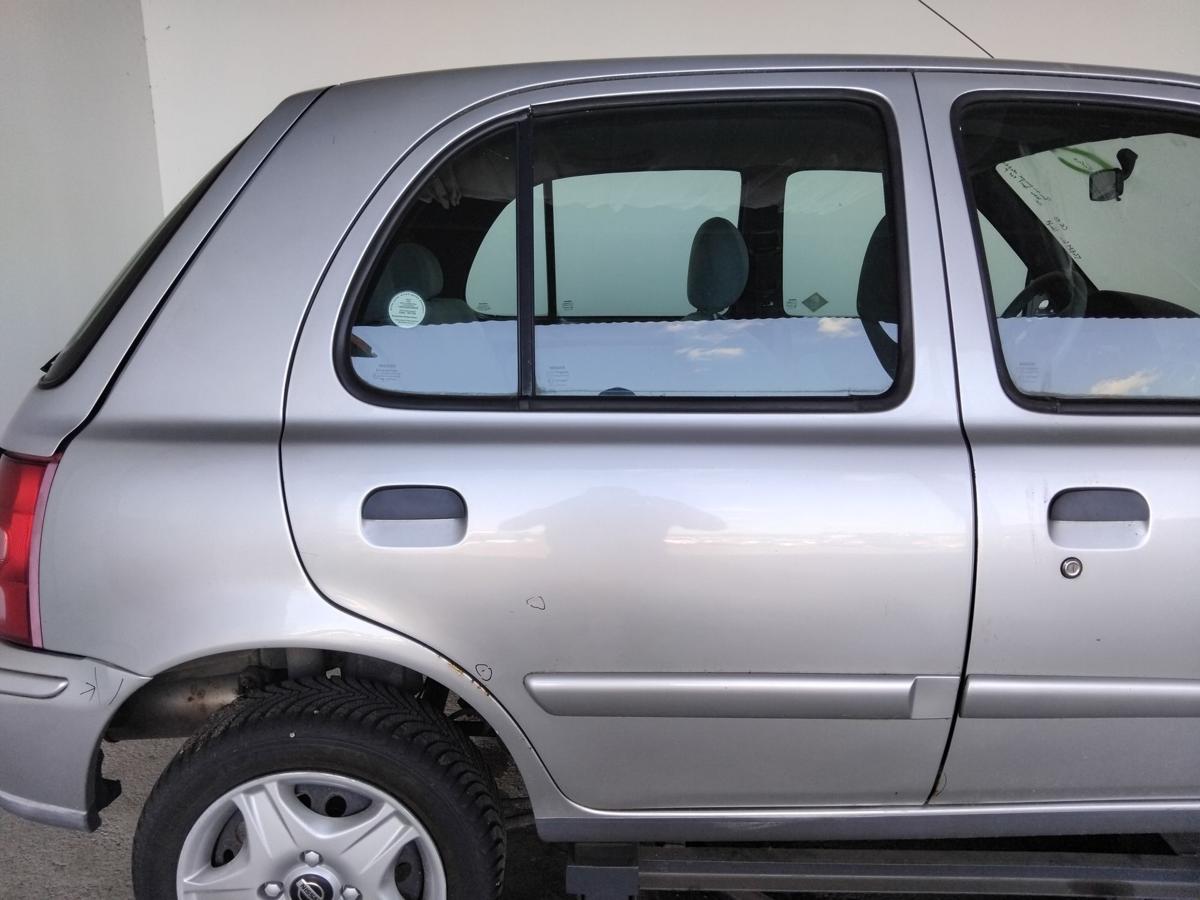 Nissan Micra K11 Tür hinten rechts 5-Türer KL0 silvermetallic 2.Facelift BJ2001