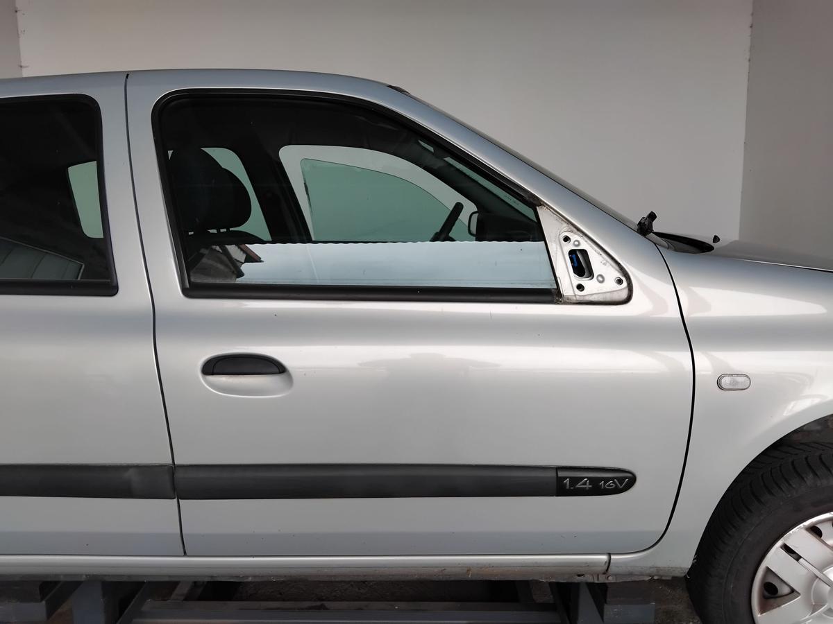 Renault Clio 2 T&uuml;r vorn rechts Beifahrert&uuml;r 5-T&uuml;rer MV632 Gris Boreal BJ2004